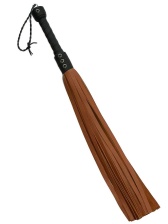 Flogger 30 Riemen 76cm Rind BRAUN 