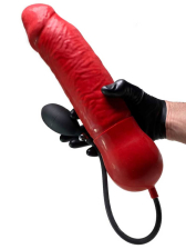 Blow-Up Dildo GARGANTULA - 33cm rot + Schaumkern 