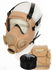 Polnische Gasmaske mit Filter + Tasche 