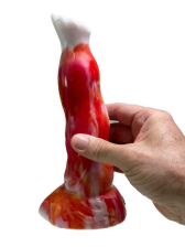 GRAFFITI Dildo LUPKAL 24x5.5cm weiss-orange 