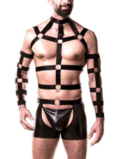 GREY VELVET MEN 4-teiliges Harness Set 