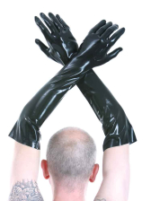 Gummi-Handschuhe bis Ellenbogen 60 cm dünn 