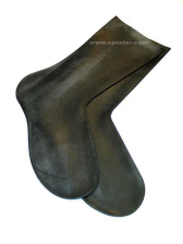 Gummisocken Latex-Socken - kurz - dünn 