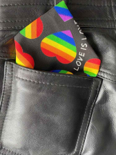 Hanky LOVE IS LOVE HAS NO LABELS 