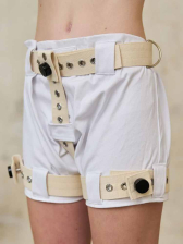 KlinikBondage ABDL Windelhose abschliessbar - weiss 