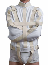 KlinikBondage Zwangsjacke weiss 