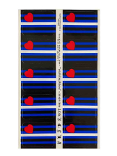 Leather Pride 10 Aufkleber 28x22mm 