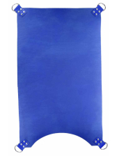 Sling aus Leder Ledermatte 100x60cm blau 