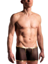 MANSTORE Hip Boxer schwarz-gold 