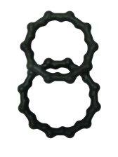 MALESATION Silikon Bead Ring Cockring-Set 