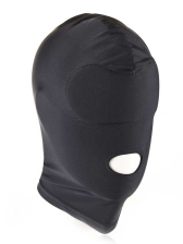 Spandex Maske - mit gepolsterten Augen schwarz 