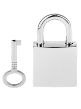 Mini-Bügelschloss Chrom - 3.6mm Bügel 