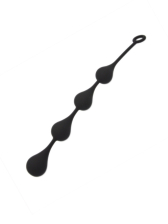 Analdrops Silikon 4x40mm -L- schwarz 