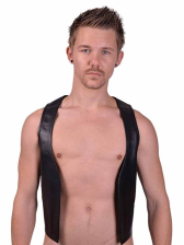Mister B Lederweste Muscle-Vest 