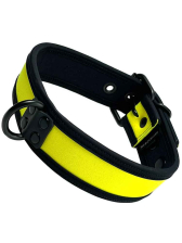 Mister S Neopren Puppy Halsband - gelb/schwarz