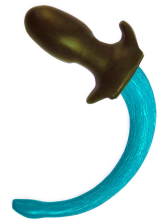 Mister S Silikon Puppy Tail - aqua 