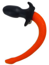 Mister S Silikon Puppy Tail - orange 