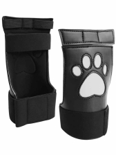 OUCH OPEN PAW Puppy Handschuhe - weiß 