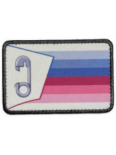 PRIDE - Klett-Patch ABDL Flagge 6,5x10 cm 
