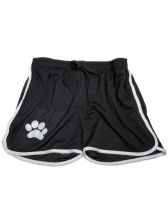 Kinky Puppy Paw Shorts schwarz-weiss 