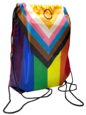 Progressive Pride Regenbogen Sportbeutel 