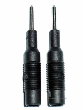 Reizstrom Adapter #3 - 2mm Stift und 4mm Buchse 