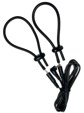 Reizstrom Silikon Penisschlaufen mit Kabel 