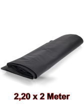 RUDE RIDER Vinyl Bettlaken 220x200cm schwarz 