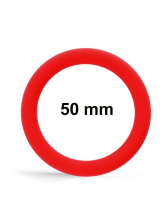 RUDE RIDER Cockring Silikon - rot 50mm 