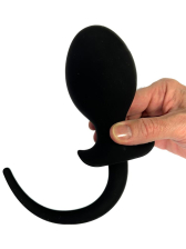 RUDE RIDER DOGTAIL Plug large - schwarz 
