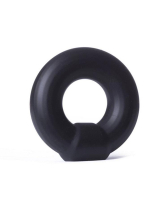 RUDE RIDER KNOB Cockring Silikon - schwarz 