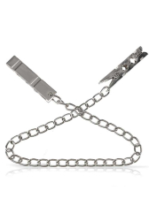 RUDE RIDER Nipple Klemmen mit Kette 