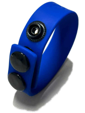 RUDE RIDER Cockring Silikon - blau 