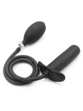 RUDE RIDER Silikon T-PLUG aufblasbar schwarz 