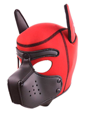 RUDERIDER Neopren Puppy-Maske rot 