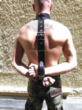 SPEXTER Bondage-Rücken-Kombi, Leder 