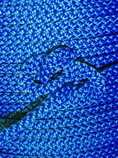 Seil aus Polyamid - blau 