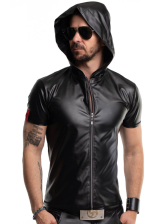 T-Shirt ETTORE mit Hoody Kurzarm 