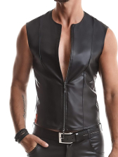 Weste OTTAVIANO Wetlook schwarz 