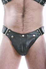 Leder-String mit Cod-Piece 