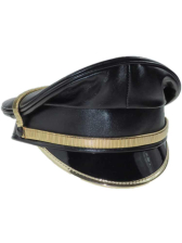 Leder-Kappe SPEXTER DELUXE CAP gold 