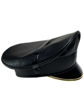 Leder-Kappe SPEXTER CLASSIC-CAP gold 