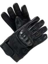 SWAT Tactical Lederhandschuhe schwarz 