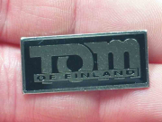 Tom of Finland Logo - Pin rechteckig 