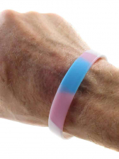 Transgender Armband aus Silikon 