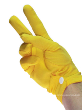 Uniform-Handschuhe - goldgelb 