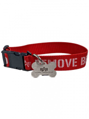 Alpha Industries RBF DOG TAG COLLAR rot