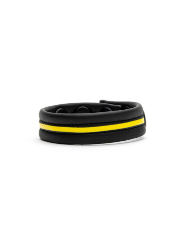 665 Neopren RACER STRAP Cockring - gelb 