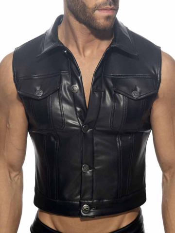 ADDICTED Fetish Rub Vest - Weste - schwarz 