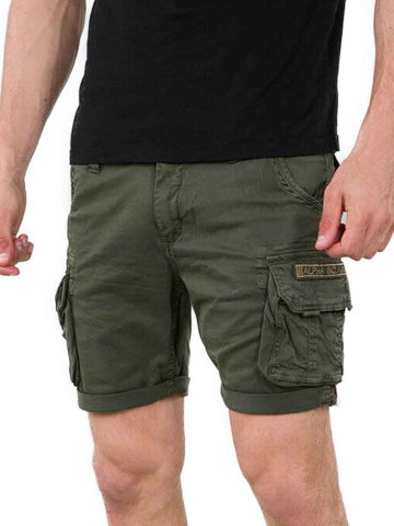 Alpha Industries Crew Short - dark olive 